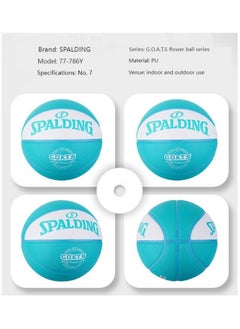 SPALDING Basketball Adult Game PU Material Genuine Leather Feel Standard Size NO.7 Ball For Indoor And Outdoor Games  - Image 2