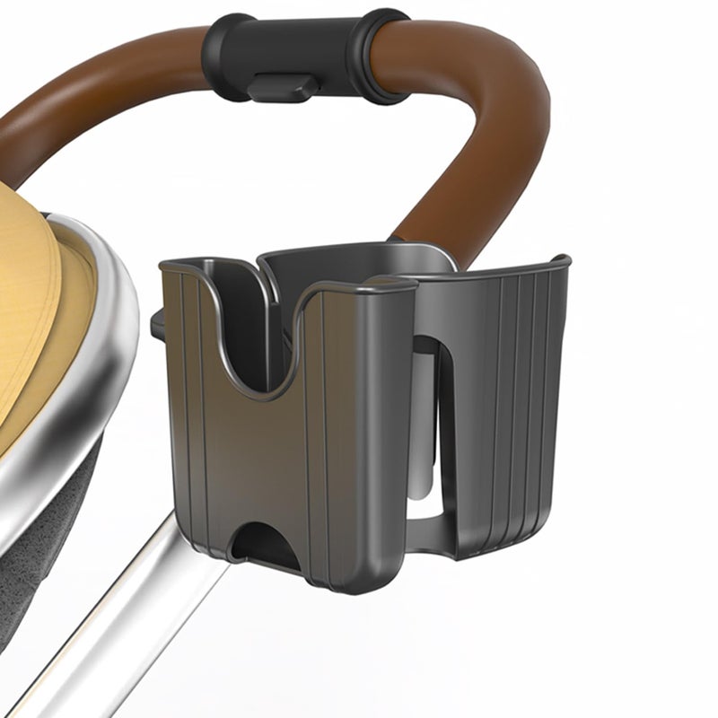 WedFeir 2-in-1 Universal Cup and Phone Holder for Uppababy Nuna Doona Strollers, Bikes, Wheelchairs, Walkers, Scooters - Adjustable Drink Holder - Image 3