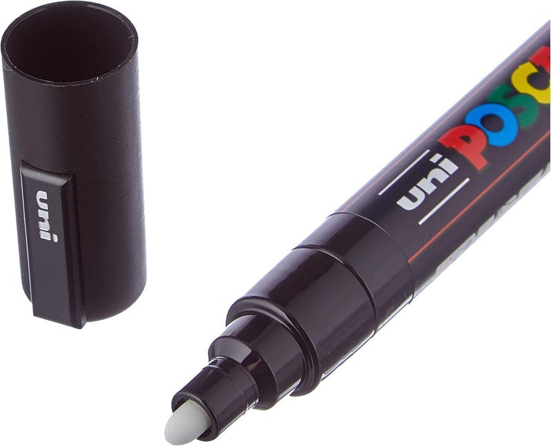 POSCA مجموعة بوسكا يوني PC 5M الأساسية - عبوة من 8 أقلام - Image 4