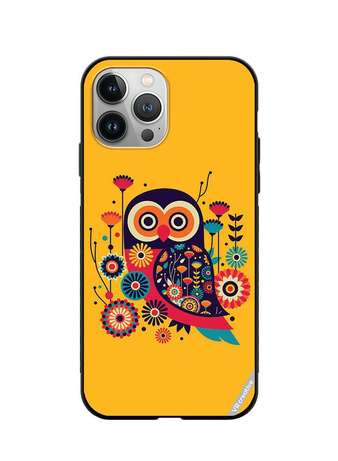 VR CREATIVE Protective Case Cover For Apple iPhone 11 Pro Owl Illustrate Design Multicolour  - Image 1