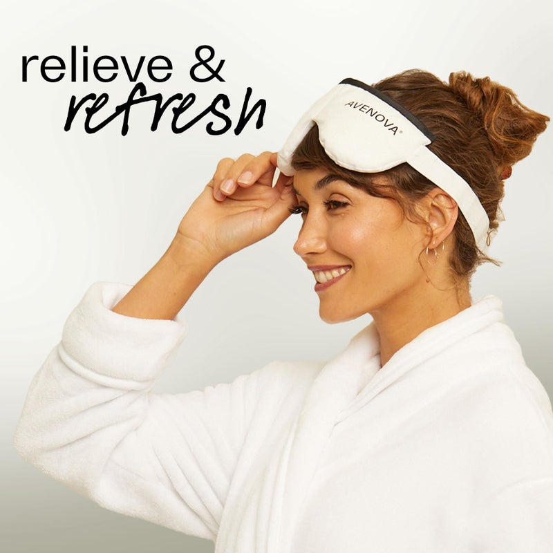 Avenova Eye Compress Mask - Reusable & Microwaveable Eye Mask for Irritated Eyes - Stye, Headache, Allergy & Sinus Relief - Image 5