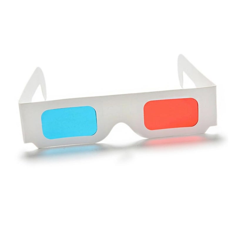 40 Pcs Blue Paper Frame 3D Glasses For Home Theater And Cinema Movies - Image 5