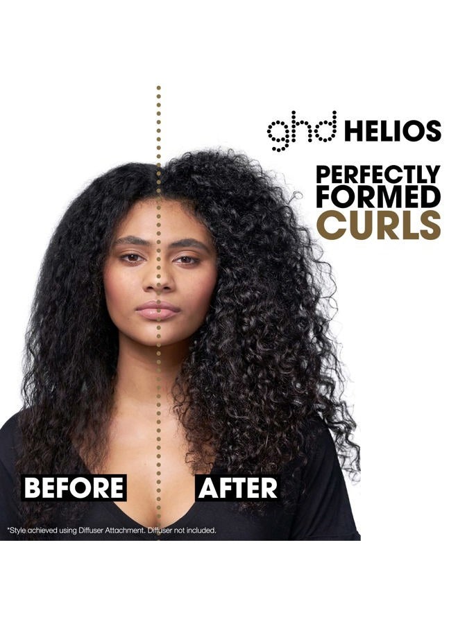 ghd Helios Hair Dryer ― 1875w Professional Blow Dryer, Longer Life + Brushless Motor Lightweight Hair Dryer for Salon-Worthy Blowout ― Black - Image 3