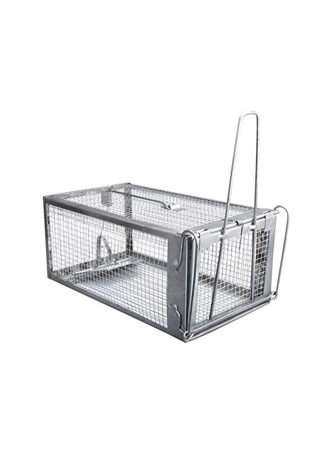 CHT 8 PCS Mouse Trap Small Animal Humane Live Cage Rat Mouse Chipmunk Rodent Voles Hamsters Trap 1 Door Humane Live Animal Mouse Cage Rat Mouse Mice Traps for Indoor and Outdoor Rat Cage - Image 1