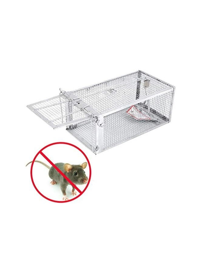 CHT 8 PCS Mouse Trap Small Animal Humane Live Cage Rat Mouse Chipmunk Rodent Voles Hamsters Trap 1 Door Humane Live Animal Mouse Cage Rat Mouse Mice Traps for Indoor and Outdoor Rat Cage - Image 3