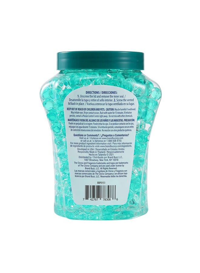 Clorox معطر هواء كريستال فراجانزيا | كرات معطر هواء تدوم طويلاً | كرات جل معطر هواء برائحة جزيرة الأوركيد للمنزل أو الحمام أو السيارة، 12 أونصة جزيرة الأوركيد - Image 5