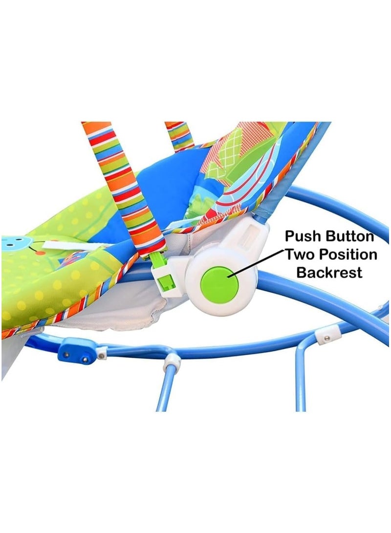 ibaby Infant To Toddler Recliner Portable Foldable Unique Design Vibratonal Rocker For Baby - Image 4