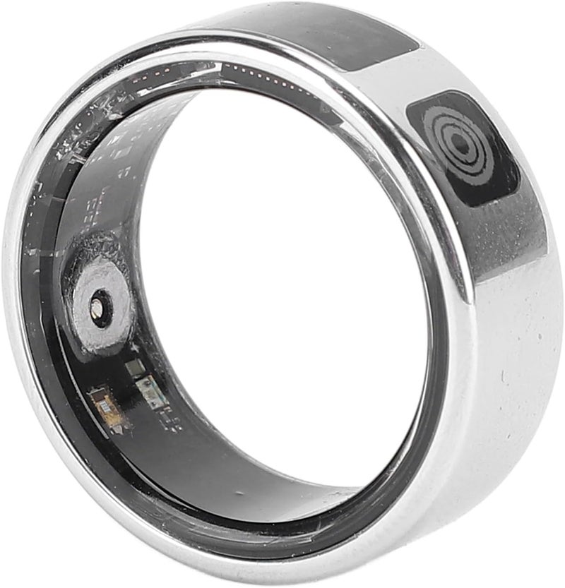 Yunseity Smart Health Ring, IP68 Fitness Tracker Ring, Sleep Tracking Touch Screen Wearable Fitness Tracker Exercise Redord Steps with APP Charging Case for Men Women (10) - Image 1