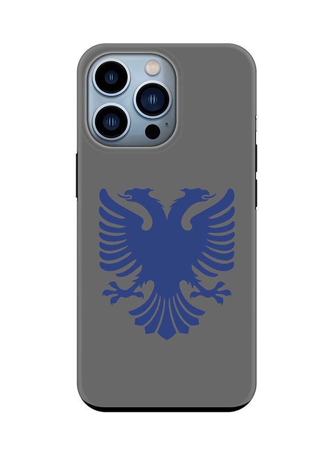 Tough Pro Series Case for Apple iPhone 14 Pro Dual Layer hybrid PC & TPU Customized Mobile Cover Shield with inner TPU protection Matte Finish - Albanian Eagle