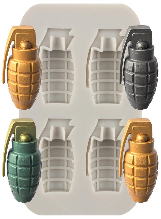 MINFEIDMS Grenade Fondant Silicone Mold For Cake Decorating Cupcake Topper Candy Chocolate Gum Paste Polymer Clay - Image 1