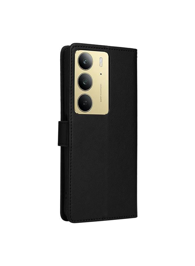 اس-توب جراب لهاتف Realme C75 4G / 14X 5G Global، جراب هاتف جلدي متعدد الوظائف مزود بثلاث فتحات للبطاقات - Image 3