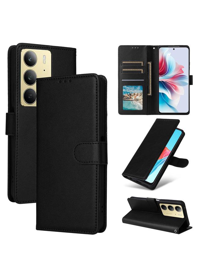 اس-توب جراب لهاتف Realme C75 4G / 14X 5G Global، جراب هاتف جلدي متعدد الوظائف مزود بثلاث فتحات للبطاقات - Image 1