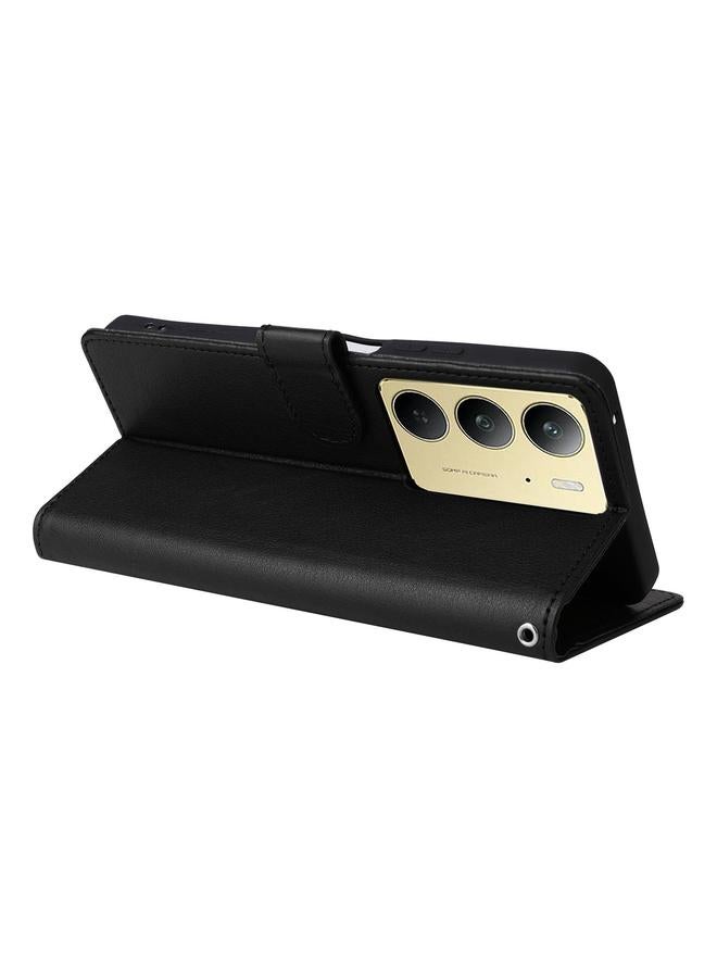 اس-توب جراب لهاتف Realme C75 4G / 14X 5G Global، جراب هاتف جلدي متعدد الوظائف مزود بثلاث فتحات للبطاقات - Image 5