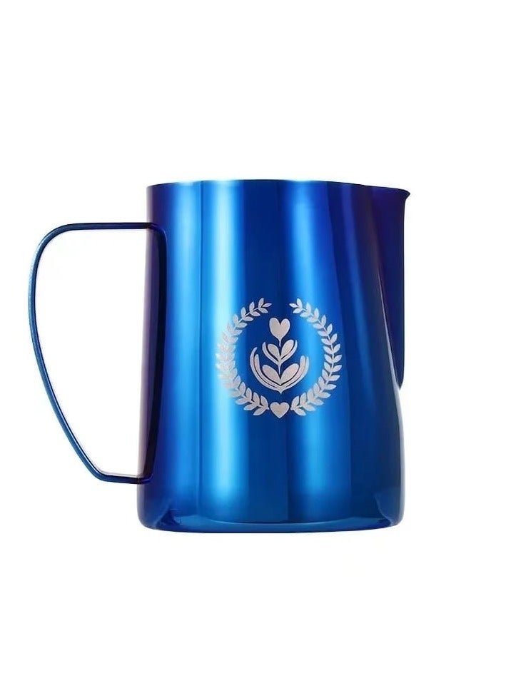 ابريق رغوة الحليب من ابريق تبخير اسبريسو، كوب تبخير ستانلس ستيل سعه 600 مل - Image 1