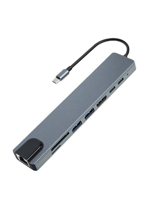 نيوترل محول من Type-C إلى HDMI - محطة إرساء ذكية متعددة الوظائف 8 في 1 مع شحن سريع للحواسيب المحمولة والأجهزة اللوحية - Image 1