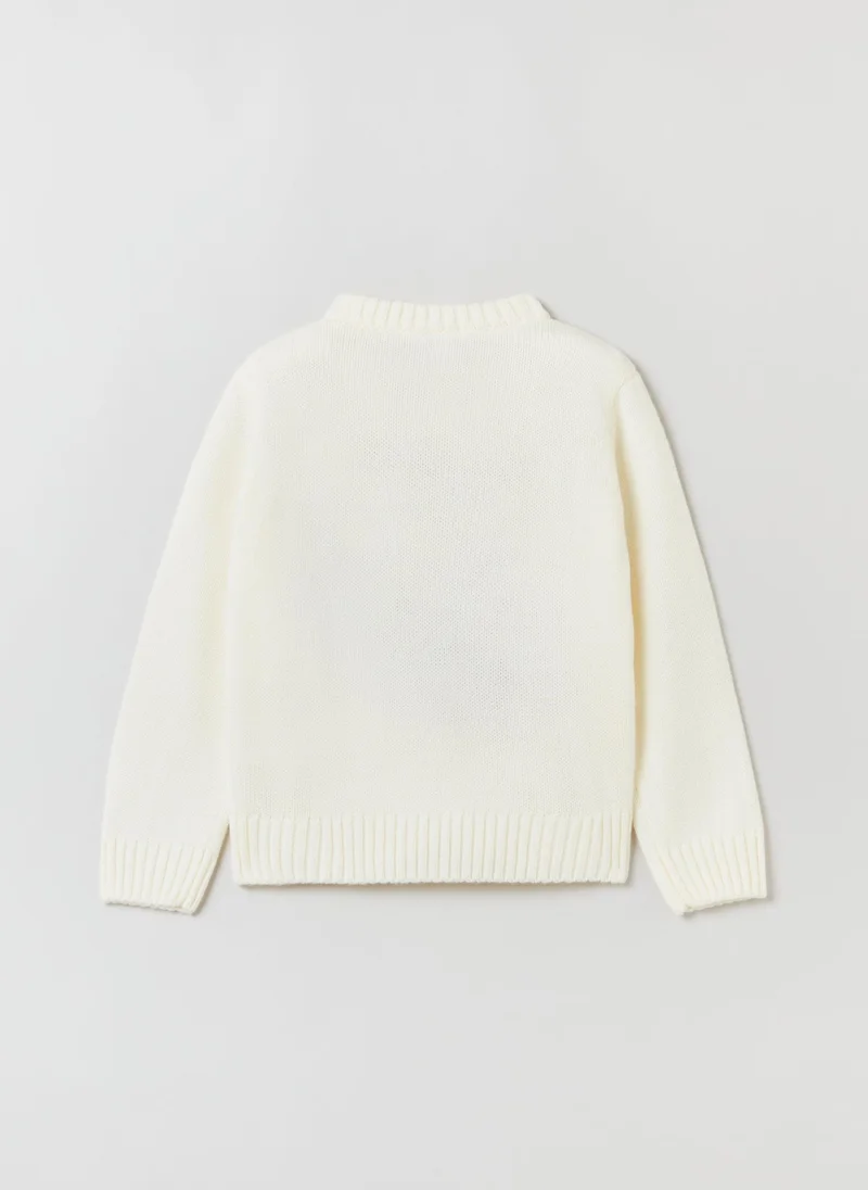 او في اس Ovs Girls Winter Penguin Jumper