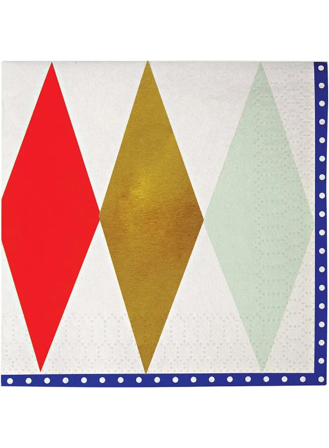Meri Meri TS Harlequin Small Napkin
