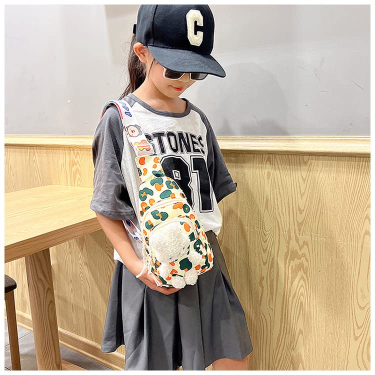 Hiflyer Kids Sling Bag - Kawaii Backpack & Crossbody Bag for Girls (Green) - Image 2