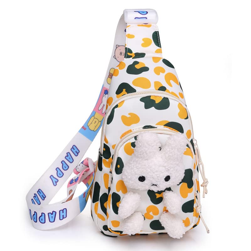 Hiflyer Kids Sling Bag - Kawaii Backpack & Crossbody Bag for Girls (Green) - Image 1