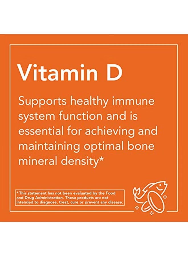 now High Potency Vitamin D-3 10000 IU - 120 Softgels - Image 5