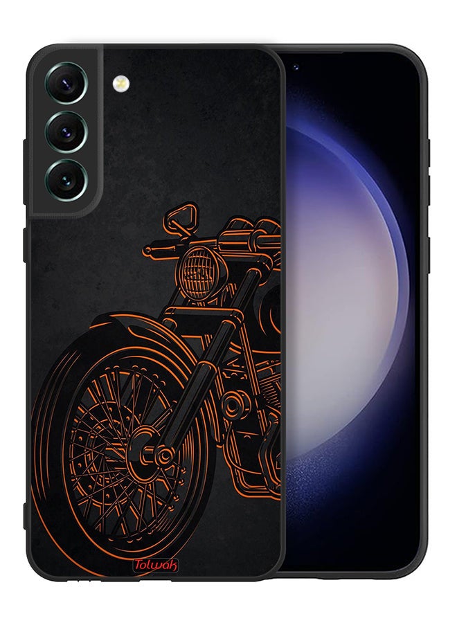 Tolwak Samsung Galaxy S21 Plus 5G Protective Case Cover Vintage Bike - Image 2