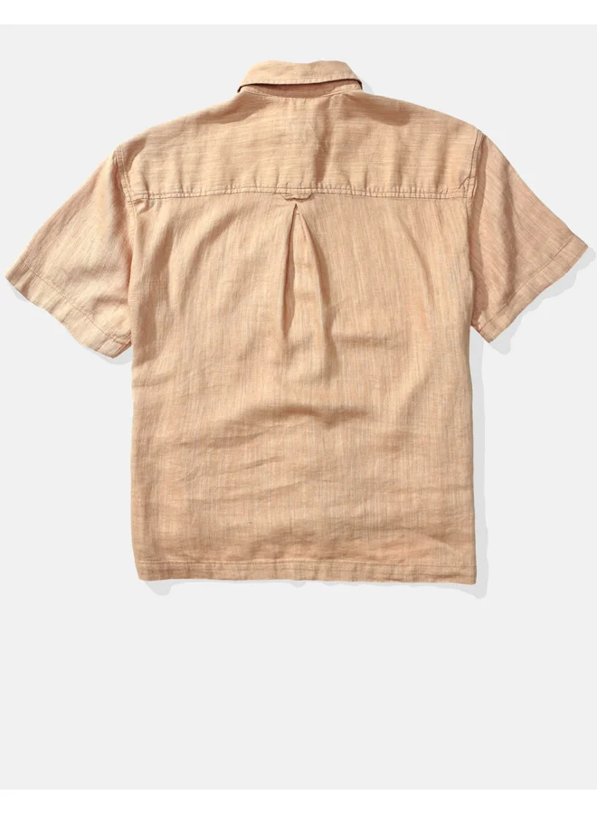 American Eagle AE Oversized Oxford Button-Up Shirt