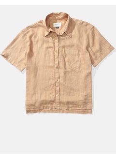 American Eagle AE Oversized Oxford Button-Up Shirt  - Image 1