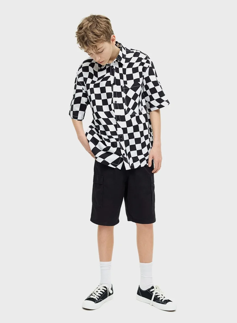 اتش اند ام Kids Essential Twill Cargo Shorts