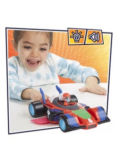 بي جيه ماسكس لعبة ما قبل المدرسة من Animal Power Flash Cruiser ، سيارة قابلة للتحويل بأضواء أو أصوات ، مركبة وشخصية أكشن للأطفال من سن 3 سنوات فما فوق  - Image 4