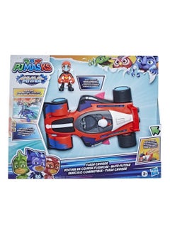 بي جيه ماسكس لعبة ما قبل المدرسة من Animal Power Flash Cruiser ، سيارة قابلة للتحويل بأضواء أو أصوات ، مركبة وشخصية أكشن للأطفال من سن 3 سنوات فما فوق  - Image 1