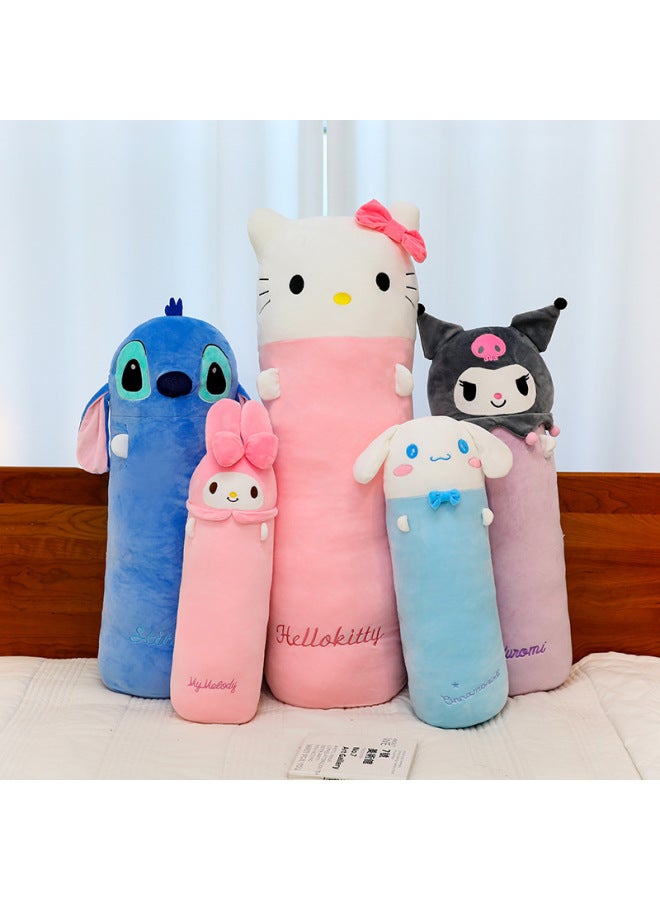 Kulomi Pillow Plush Toy Merleti Cylindrical Long Pillow Girl Sleeping Doll With Legs-Specifications:100cm1.25kg-Color:kt Cat - Image 2