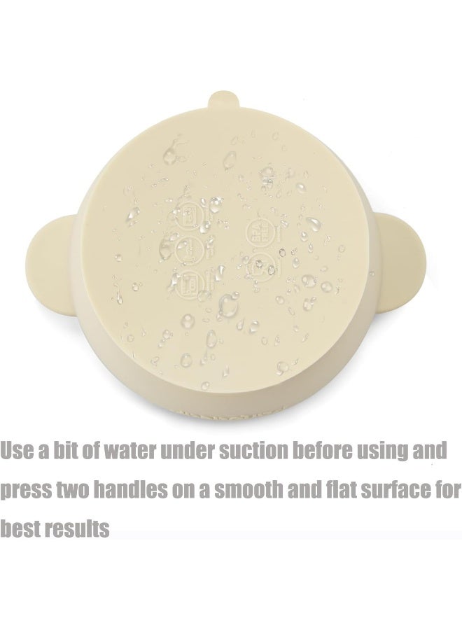 PandaEar 3 Pack Baby Bowls with Suction| Stay Put Silicone Food Bowl for Babies Kids Toddlers Infants| Food Grade Soft Safe BPA-Free Silicone (Pink) - Image 5