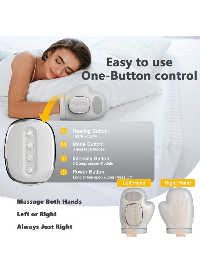 والالا جهاز تدليك محمول لليد والمعصم يعمل بمنفذ USB مع خاصية التدفئة والضغط، هدية مثالية للمكتب والمنزل والسفر، جهاز مريح، تصميم متين، رعاية المسنين - Image 2