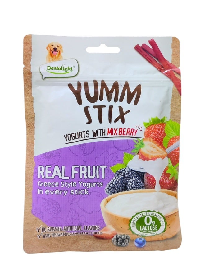 Yumm Stix For Dogs Yogurts With Mix Berry - 70G