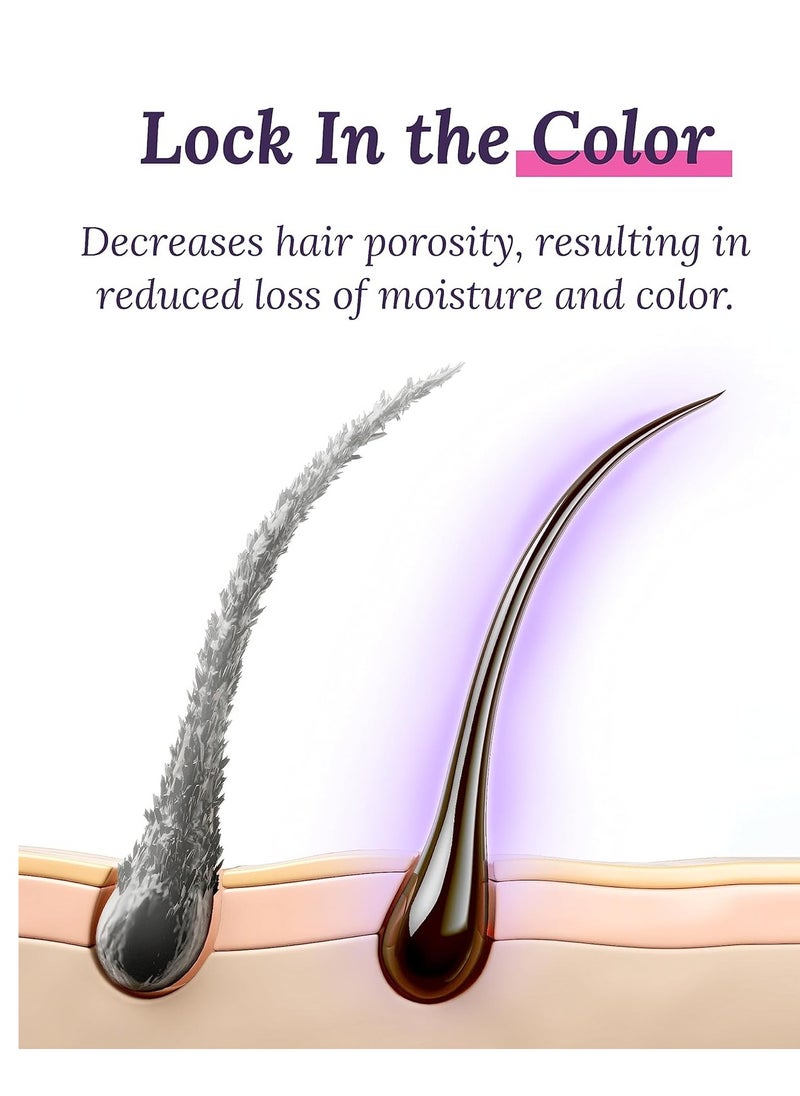 Keranique Keranique Keratin Amino Complex Color Boost Scalp Revitalizing Shampoo for Treated Hair, 8 oz - Sulfate, Paraben, Dye Free, Protects Cuticle, Prevents Fade, Moisturizing, Unisex  - Image 4