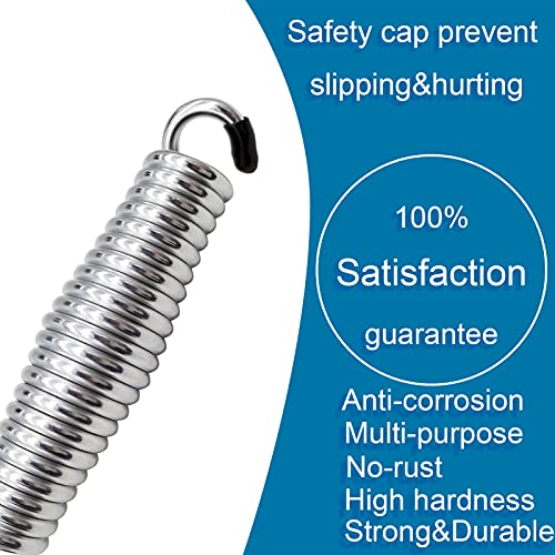 BLASCOOL Porch Swing Springs Heavy Duty - 1600Lbs Silver Hammock Chair Spring,Hanger Ceiling Mount Spring(Pack of 2) - Image 3