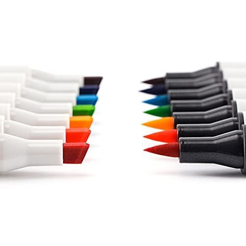 ARROLLIANT 120 Colors Markers, Dual Tip Alcohol Markers Brush Pens for Drawing & Sketching Professional, Permanent Sketch Markers, Chisel & Fine Coloring Marker Set for Adult, Artists, Note, Marking - Image 2