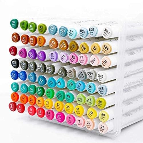 ARROLLIANT 120 Colors Markers, Dual Tip Alcohol Markers Brush Pens for Drawing & Sketching Professional, Permanent Sketch Markers, Chisel & Fine Coloring Marker Set for Adult, Artists, Note, Marking - Image 3