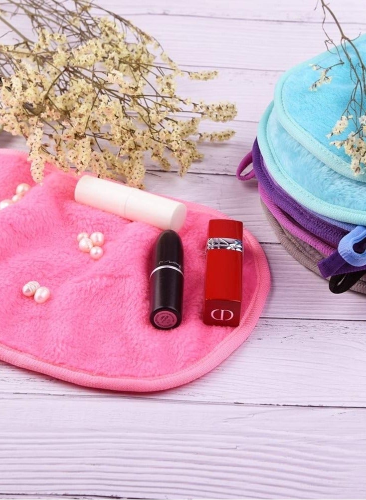 Wownect Reusable Makeup Remover Cloth for Facial Cleansing Machine Washable 15.7x6.6 inch (Pack of 2) - Pink & Grey - Image 3