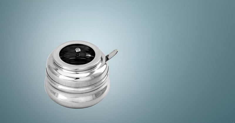 Dharam Paul Traders Stainless Steel Ghee container with spoon/Pickle pot with Spoon and Transparent cover with knob, Oil pot, Oil container for kitchen 300 ml, 1 piece - Image 5