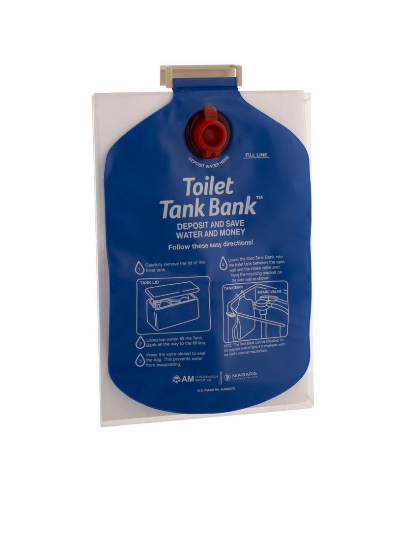 Generic - Toilet Tank Bank Water Displacement Bag Blue - Image 1