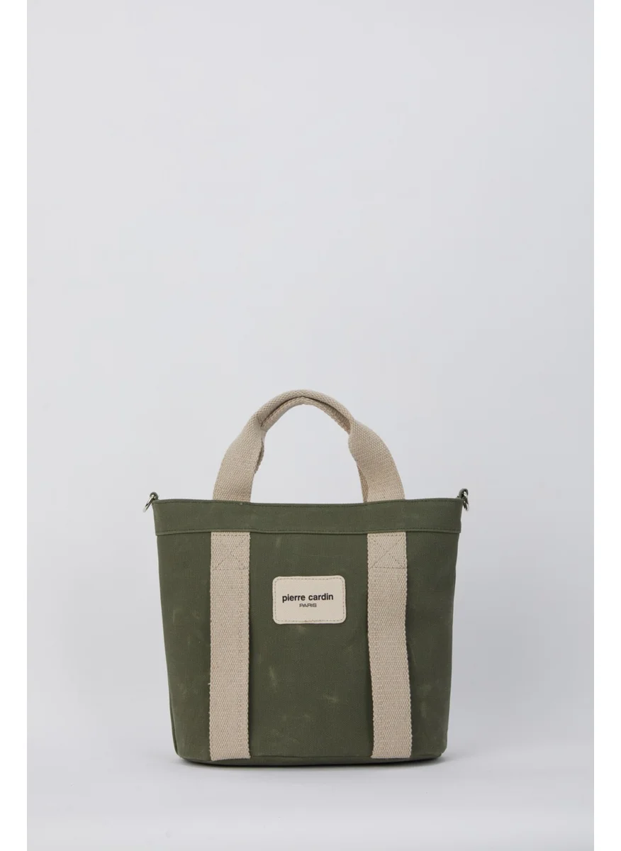 بيير كاردان Khaki Long Strap Shoulder Bag 05PO24Y3513