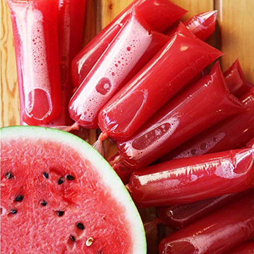 Linvin 100 Pcs Bolsas Para Helado Bolis/Ice Candy Wrappers/Ice Moldes Para Paletas De Helado, Plastic Disposable Ice Popsicle Bags and Icecream Maker - Image 1