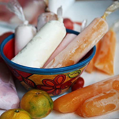 Linvin 100 Pcs Bolsas Para Helado Bolis/Ice Candy Wrappers/Ice Moldes Para Paletas De Helado, Plastic Disposable Ice Popsicle Bags and Icecream Maker - Image 4
