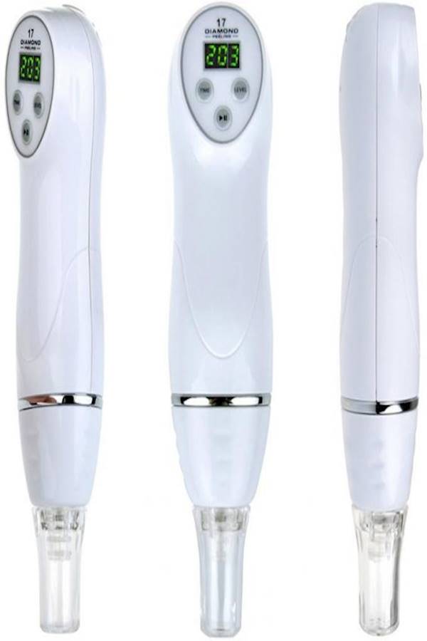 Diamond Vacuum Cleansing Facial Skin Care White - Image 1