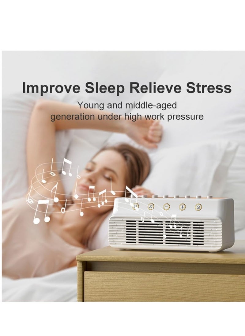 SYOSI - Sleep Sound Machine with Bluetooth Speaker, White Noise Sound Machine, with Rechargeable Battery Headphone Jack, DIY 255+ Mixer for Adults - Image 1