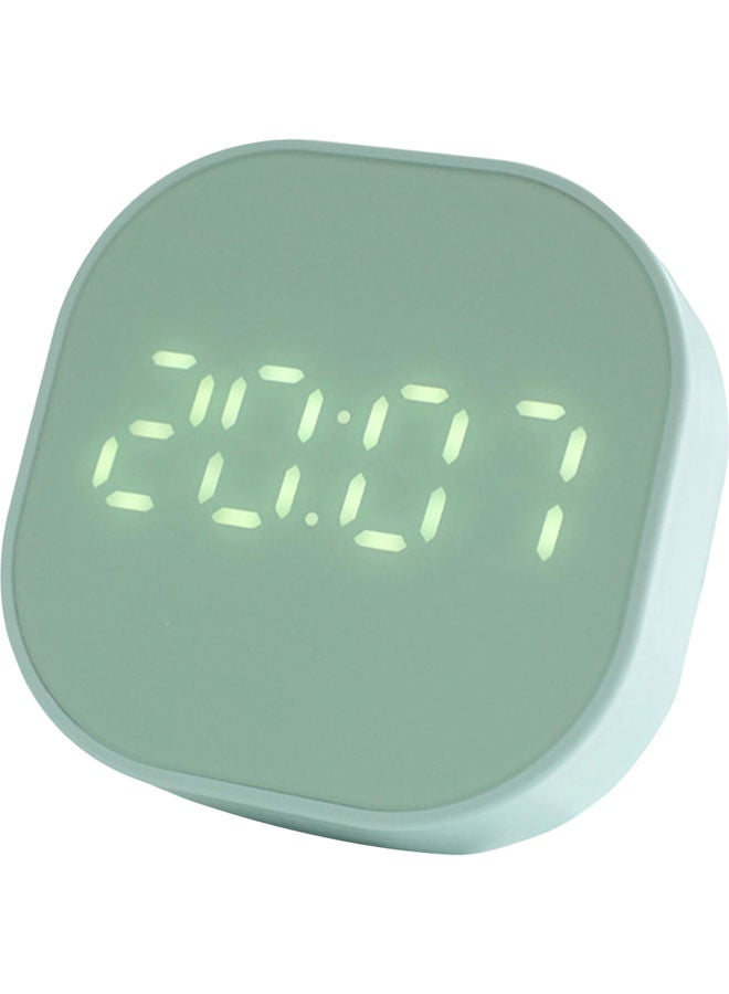 NIBEMINENT USB Indoor Thermometer Digital Alarm Clock With Magnetic Countdown Timer for Cooking in Kitchen Green 12.50 x 2.60 8.50cm - Image 1