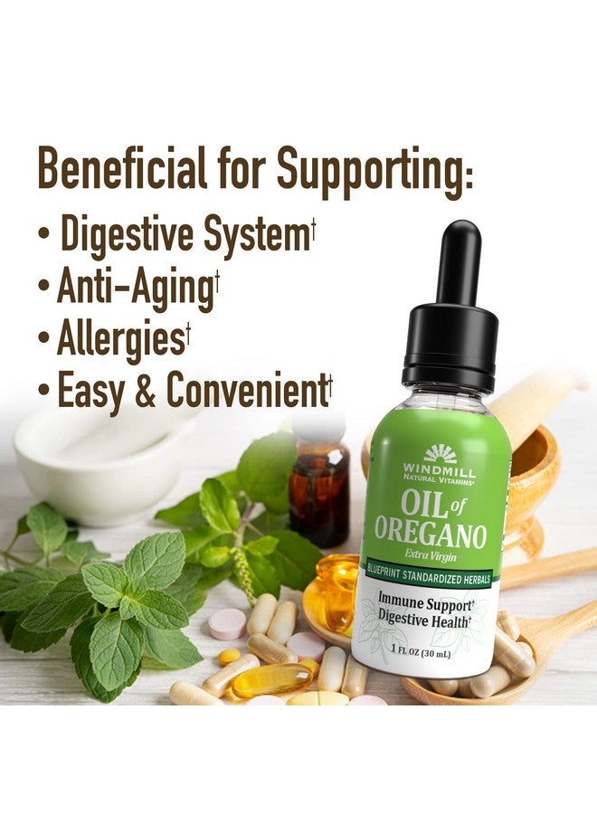 Windmill Natural Vitamins Oil of Oregano, Herbal Blend for Immune Support, Supports Digestive Health, 1 fl oz, 448 Servings - Image 2