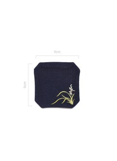 Y&D Chinese Style Cotton Linen Retro Water Absorbing Double Layer Thickened Cup Holder Fabric Embroidered Tea Cup Pad Fabric Art Cup Pad  - Image 2