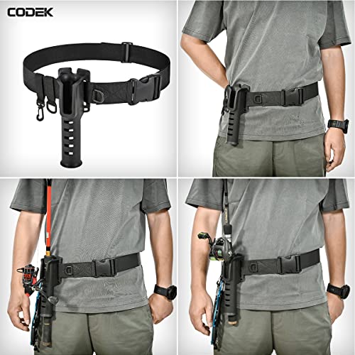 CODEK Adjustable Fishing Rod Holder, Black/Khaki/Green, Plastic, 19cm/7.48in Wide - Image 5